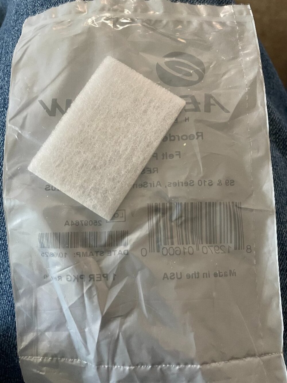 Felt Pollen Filter for Airsense 10 and Others